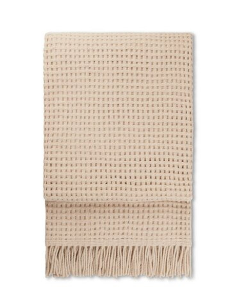 Плед 130х200 Elvang Basket бежевый