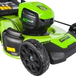 Газонокосилка аккумуляторная Greenworks GD60LM51SP 60В (1 x 5 Ач, Быстрое ЗУ) нож 51 см, 2514307/2944907/2954407