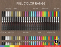 (Essential) Tooli-Art 30 Acrylic Paint Pens 0.7mm Extra Fine