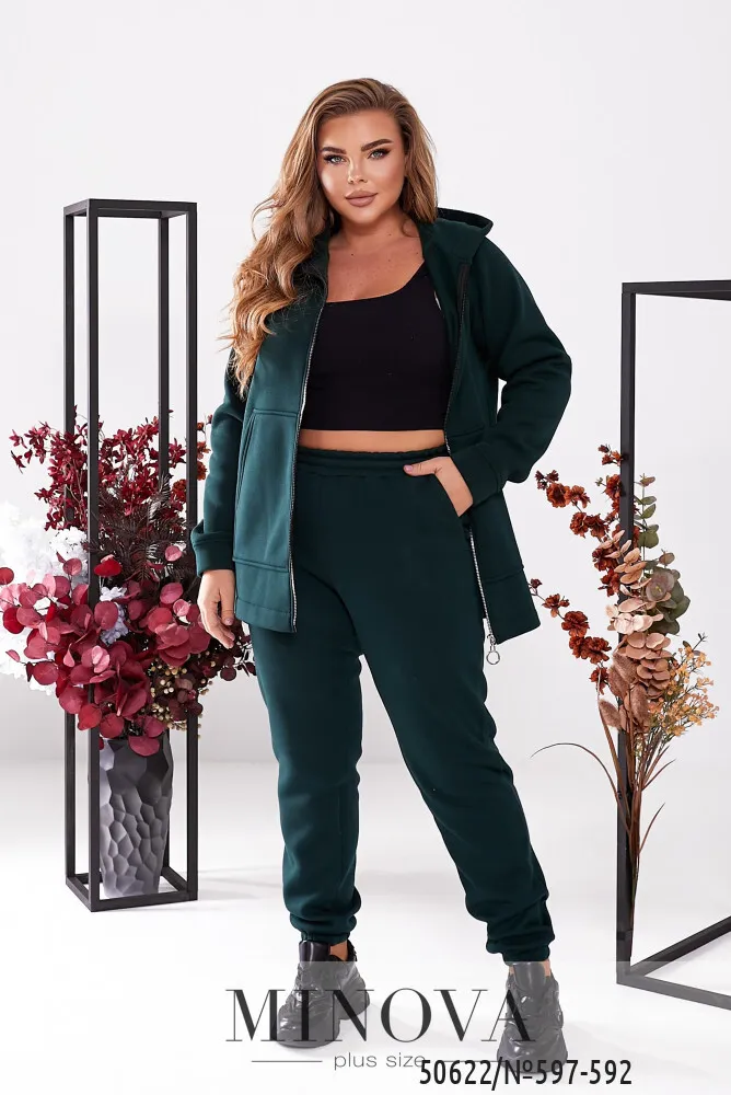 Костюм 597-592-зеленый Minova