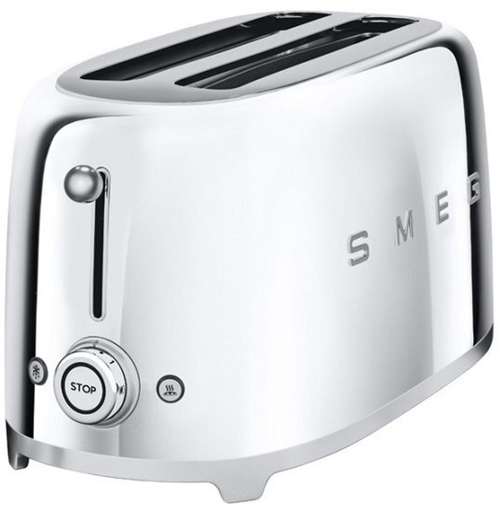 Тостер Smeg TSF02SSEU, хром