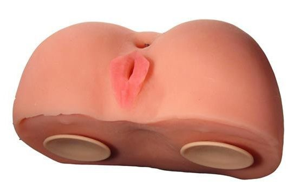 Вагина и попка на присосках (Цвет: телесный)