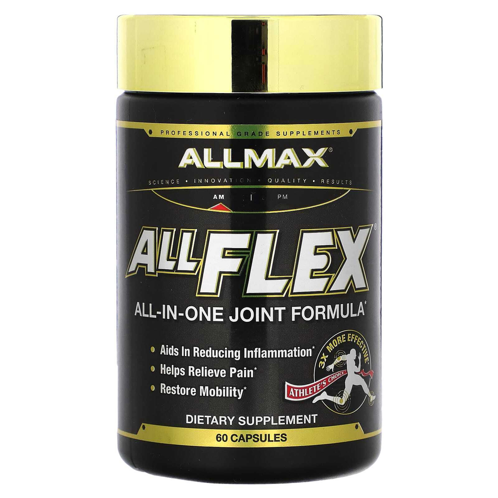 ALLMAX, ALLFLEX®, универсальное средство для суставов, 60 капсул