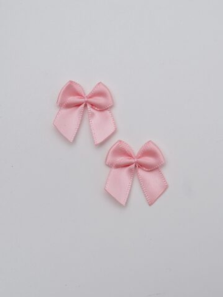 Бантик пришивной розовый 2 см