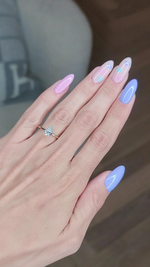 Кольцо с бриллиантом Груша 1.0 ct