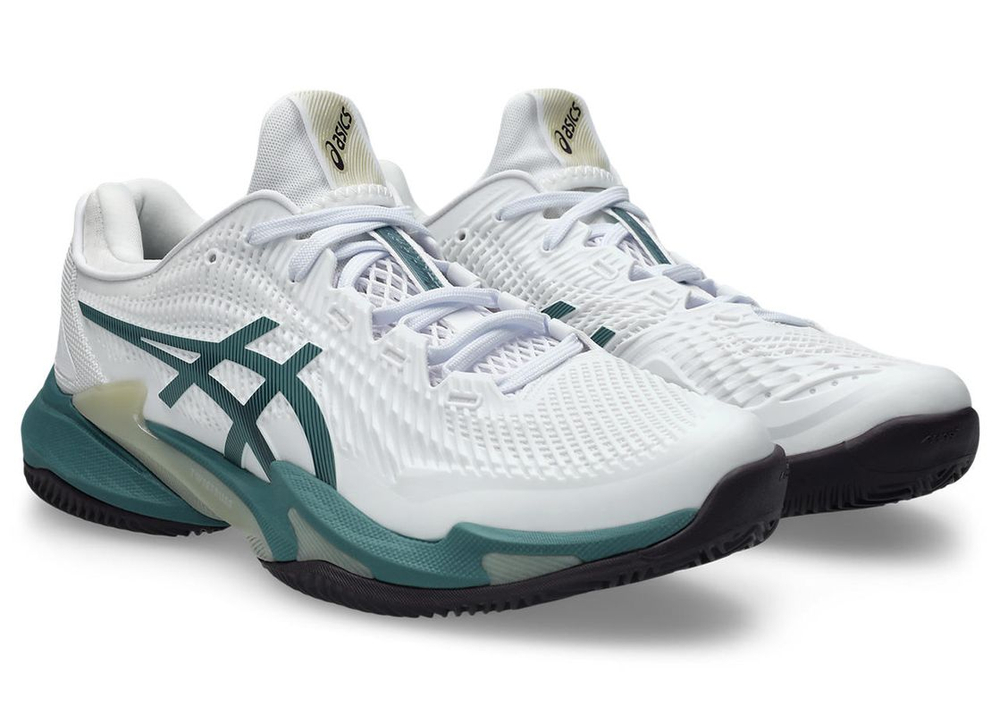 Теннисные кроссовки Asics Court FF 3 Clay - white/foggy teal