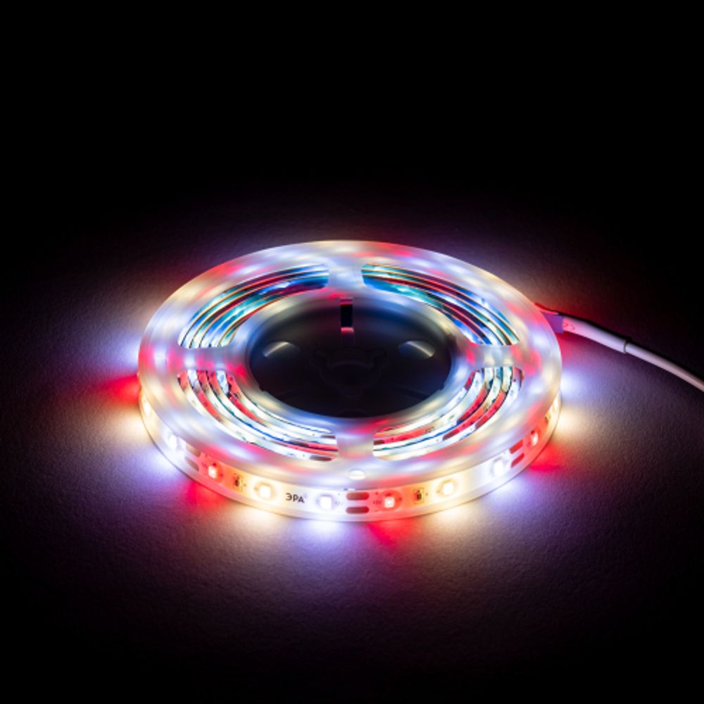 Светодиодная лента для растений ЭРА FITO-Strip Light-Rа90-3m полного спектра 3м IP65 с адаптером 12V | Светодиодные ленты для растений