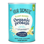 Four Sigmatic, органический растительный протеин, со вкусом сладкой ванили, 600 г (1,32 фунта)