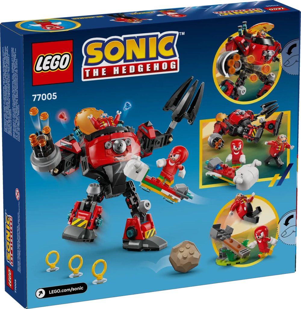 Конструктор LEGO Sonic the Hedgehog 77005 Кастет против робота-дробилки яиц доктора Эггмана