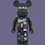 Дизайнерские игрушки BE@RBRICK F.C.R.B. x MLB (ALL TEAM), ALL TEAM 1000%