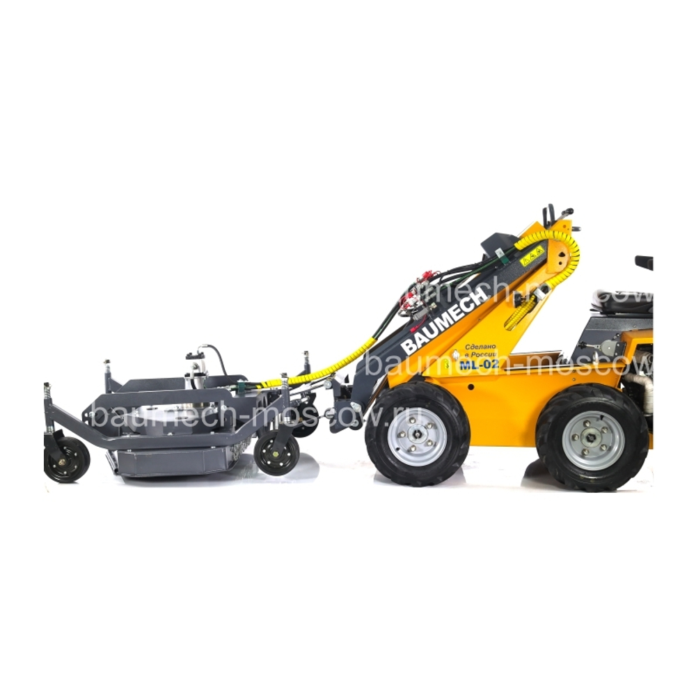 ML-02 Pro Baumech Газонокосилка роторная 120см, высота кошения 40-90мм, 3 ножа