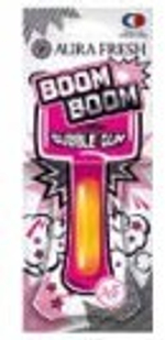 Ароматизатор для автомобиля AURA FRESH BOOM BOOM "жевательная резинка" с жидким центром