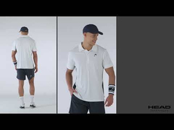 Мужское теннисное поло Head Slice - белый
