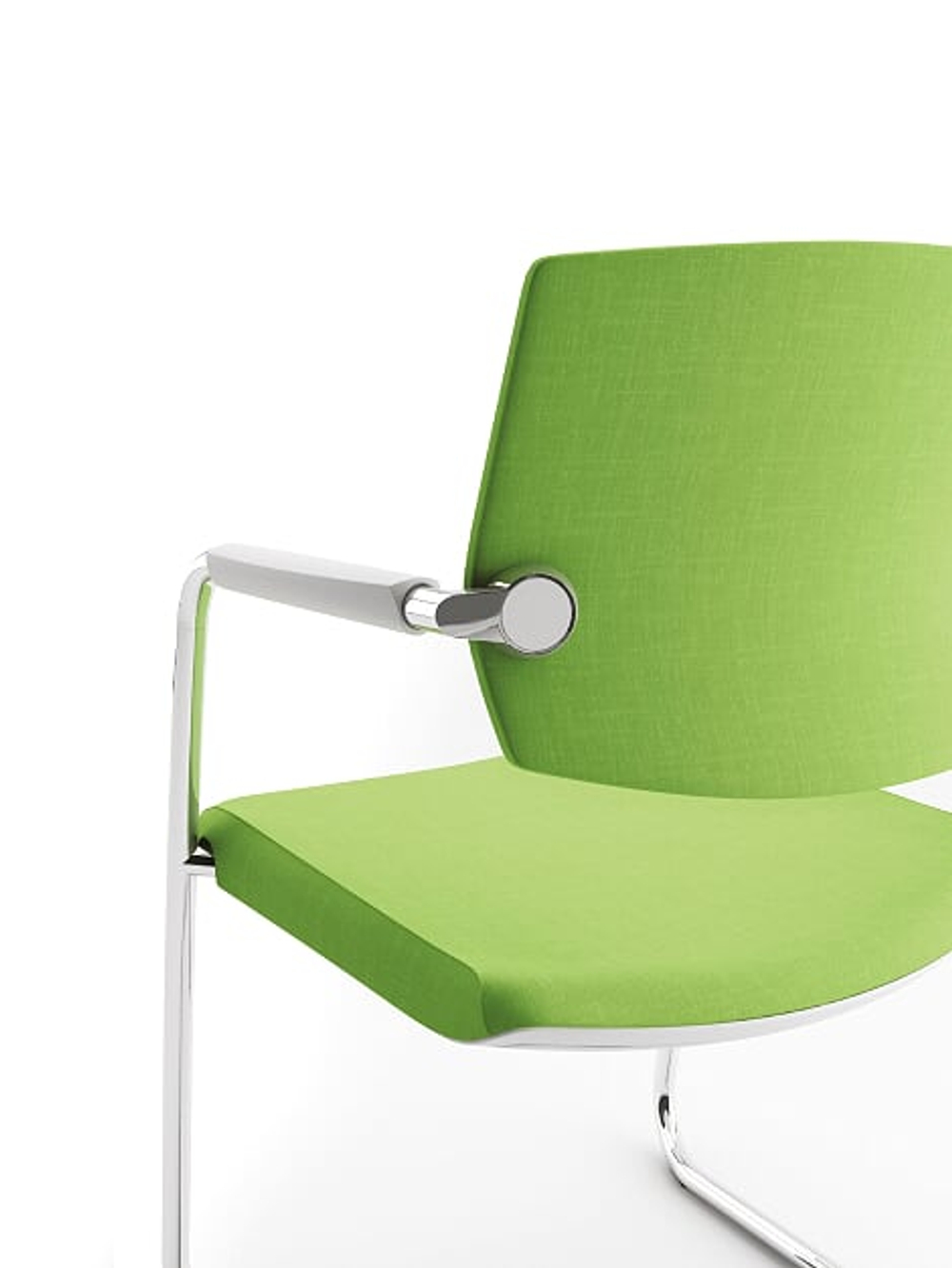 Cool Eco стул на 4 ногах с мягким сиденьем и спинкой