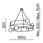 Подвесной светильник Maytoni MOD317PL-06B
