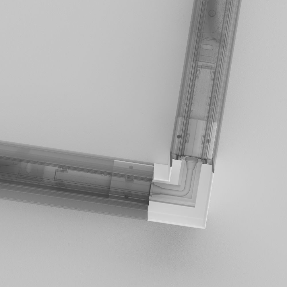 Коннектор угловой для накладного магнитного шинопровода Maytoni S35 TRA004CL-21W