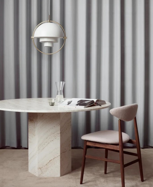 Лампа Multi-Lite GUBI латунь/white d35