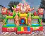 Коммерческий надувной батут «Тигриная страна 2», 10*5*5 м.