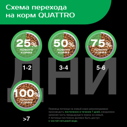 Корм сухой для щенков мелких пород, премиум полнорационный комплекс, с ягненком, 800 гр, QUATTRO