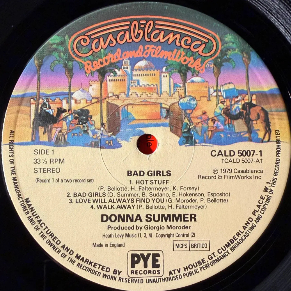 Donna Summer ‎– Bad Girls 2LP (Англия 1979г.)