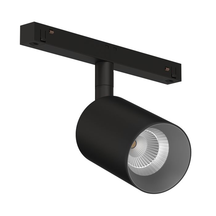 Светодиодный светильник для магнитной системы Ledron Sagi S60 0-10V Black-Grey 3000K