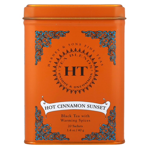 Harney & Sons, HT Tea Blends, чайные смеси, острая корица, 20 чайных пакетиков, 40 г (1,4 унции)