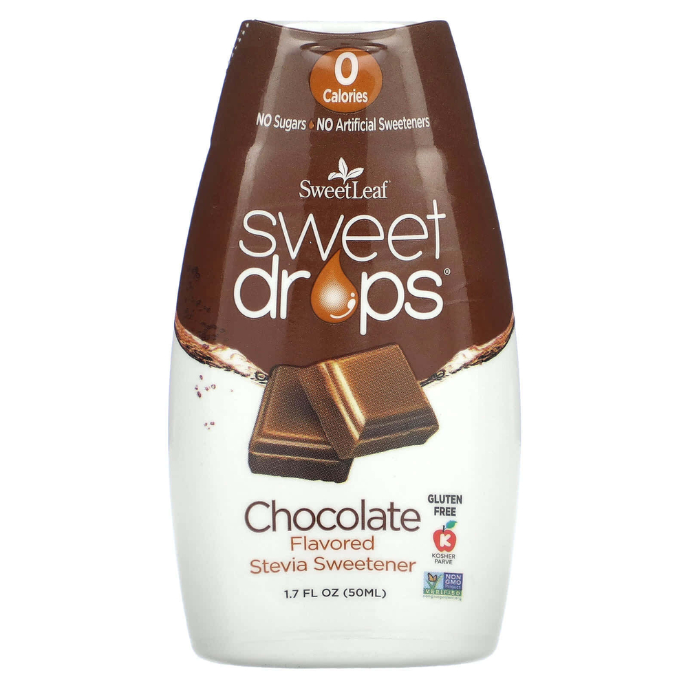 SweetLeaf Stevia, Sweet Drops, шоколад, 50 мл (1,7 жидк. Унции)