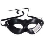 Полумаска серебряная пластик