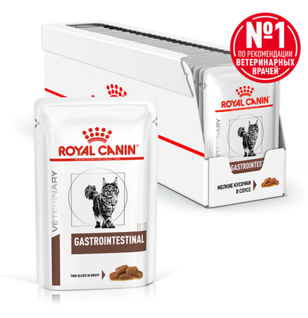 Royal Canin Gastrointestinal Корм влажный диетический для кошек при расстройствах пищеварения 85г