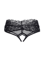 Эротические трусики Rebecca черные 50-52