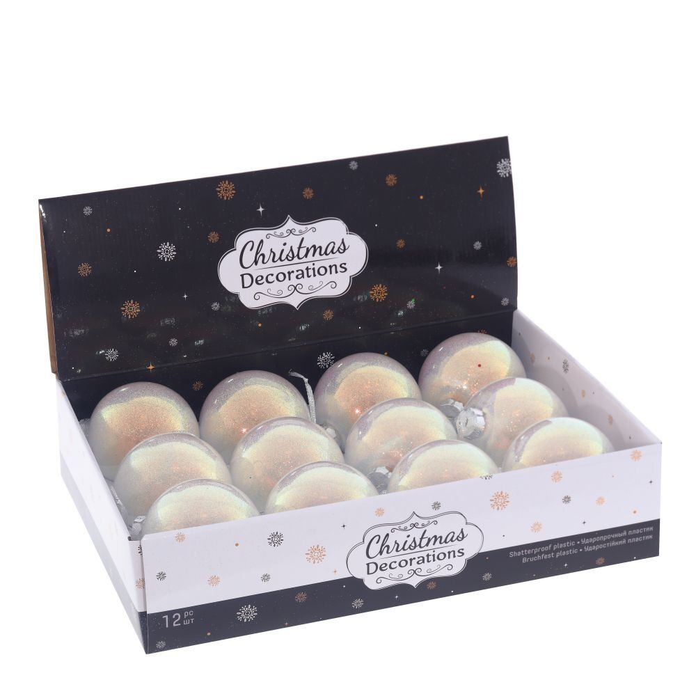 GAEM Набор из 12шт Украшение новогоднее "Шар", D10 см, L44 W33 H11 см