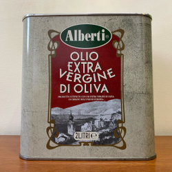 Оливковое масло Albеrti Extra Virgin 2 литра в жестяной банке-канистре, Италия