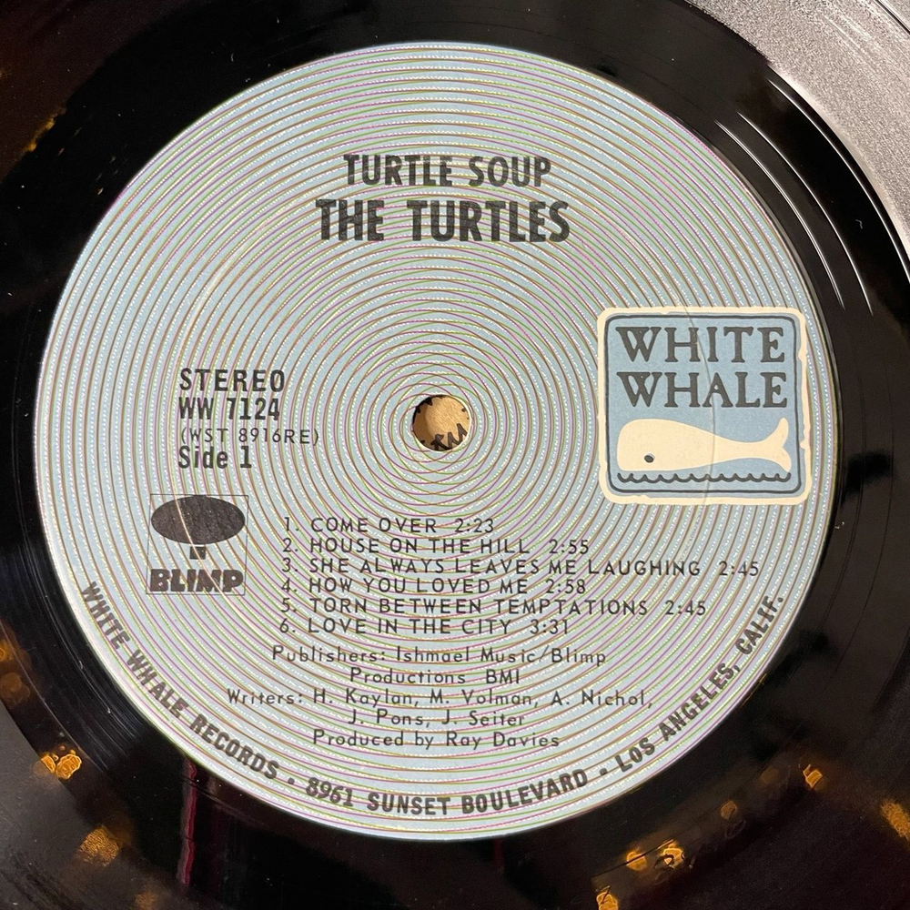 Винтажная виниловая пластинка LP The Turtles Turtle Soup (USA 1969)