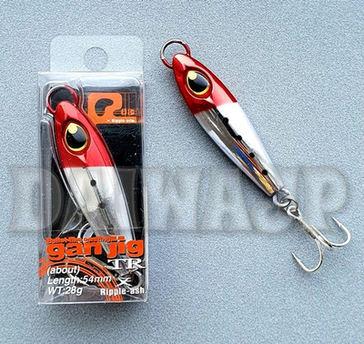 Пилькер TSURUGIYA GAN JIG 35g Red Head Iwashi