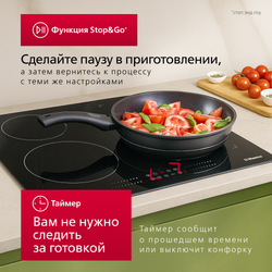 Индукционная варочная панель Hansa FORMA BHI68600 черная