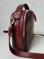 Сумка женская через плечо кросс боди натуральная кожа летняя