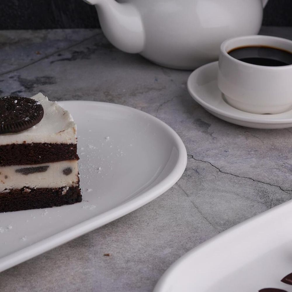 Блюдо овальное 27,5*15 см h2,3 см для подачи белое фарфор NEW P.L. Proff Cuisine [6]