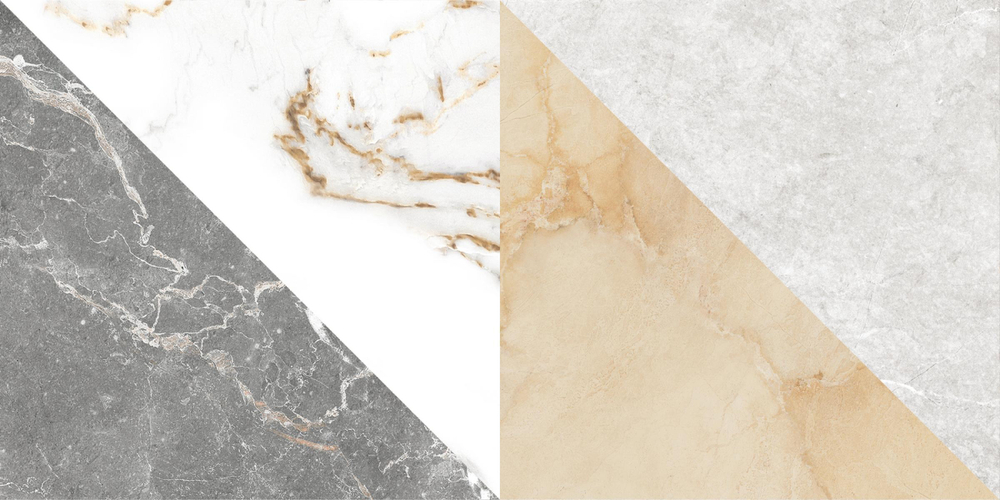 Плитка облицовочная Capella белый 50*25 геометрия GT98VG