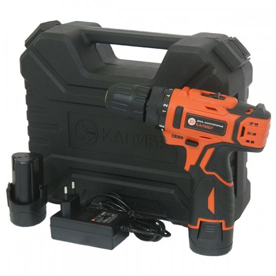 Аккумуляторный шуруповерт "КАЛИБР" ДА-12/2 76621