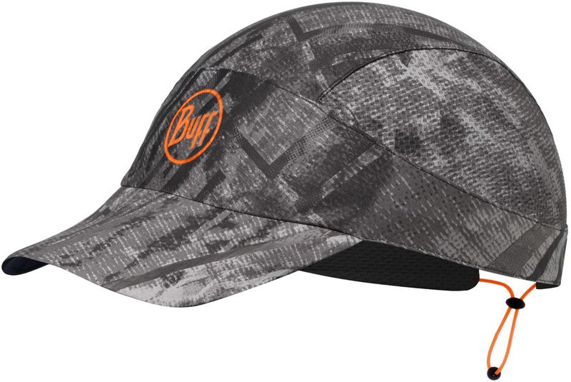 Спортивная кепка для бега Buff Pack Run Cap R-City Jungle Grey Фото 1