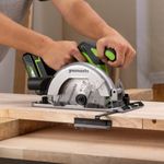 Циркулярная пила аккумуляторная Greenworks Арт. 1501607, 24 V, бесщеточная, 57 мм, без АКБ и ЗУ