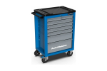 Тележка инструментальная AutoMeister 7 ящиков (RAL5015/RAL7040) с набором инструмента 229 предметов 79486