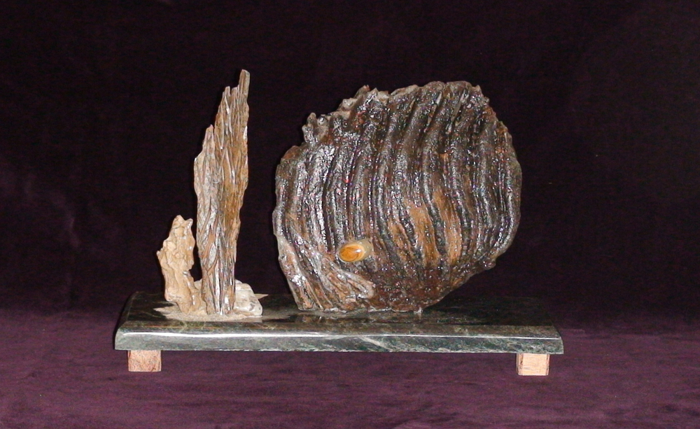 Зуб мамонта "Ископаемая рыба" / Mammoth tooth "Fossil fish"