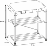 ПОДСТАВКА Д/ОБУВИ ЗМИ УЮТ 13 С СИДЕНЬЕМ И ЯЩ ЧЕР ПДОУ13СЯЧ