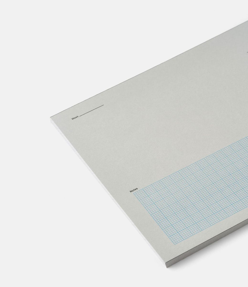 Before Breakfast Desktop Notepad Mid Grey — отрывной планер