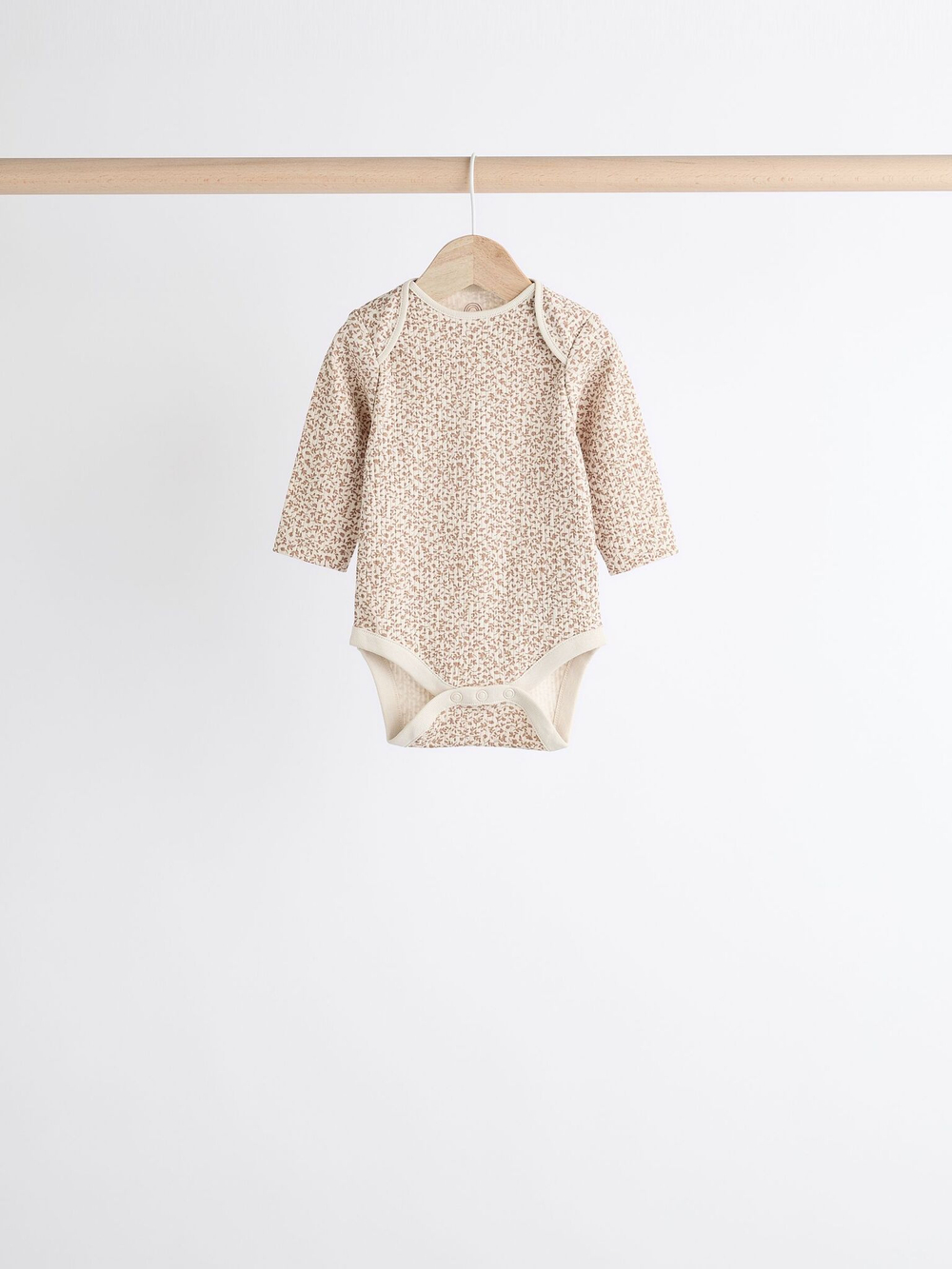 Боди с длинным рукавом для малышей Next K79-555, 5 шт., Молочный, Бежевый