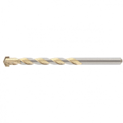 Сверло по бетону, улучшенное пылеудаление, 10 х 120 мм, цилиндрический хвостовик Сибртех