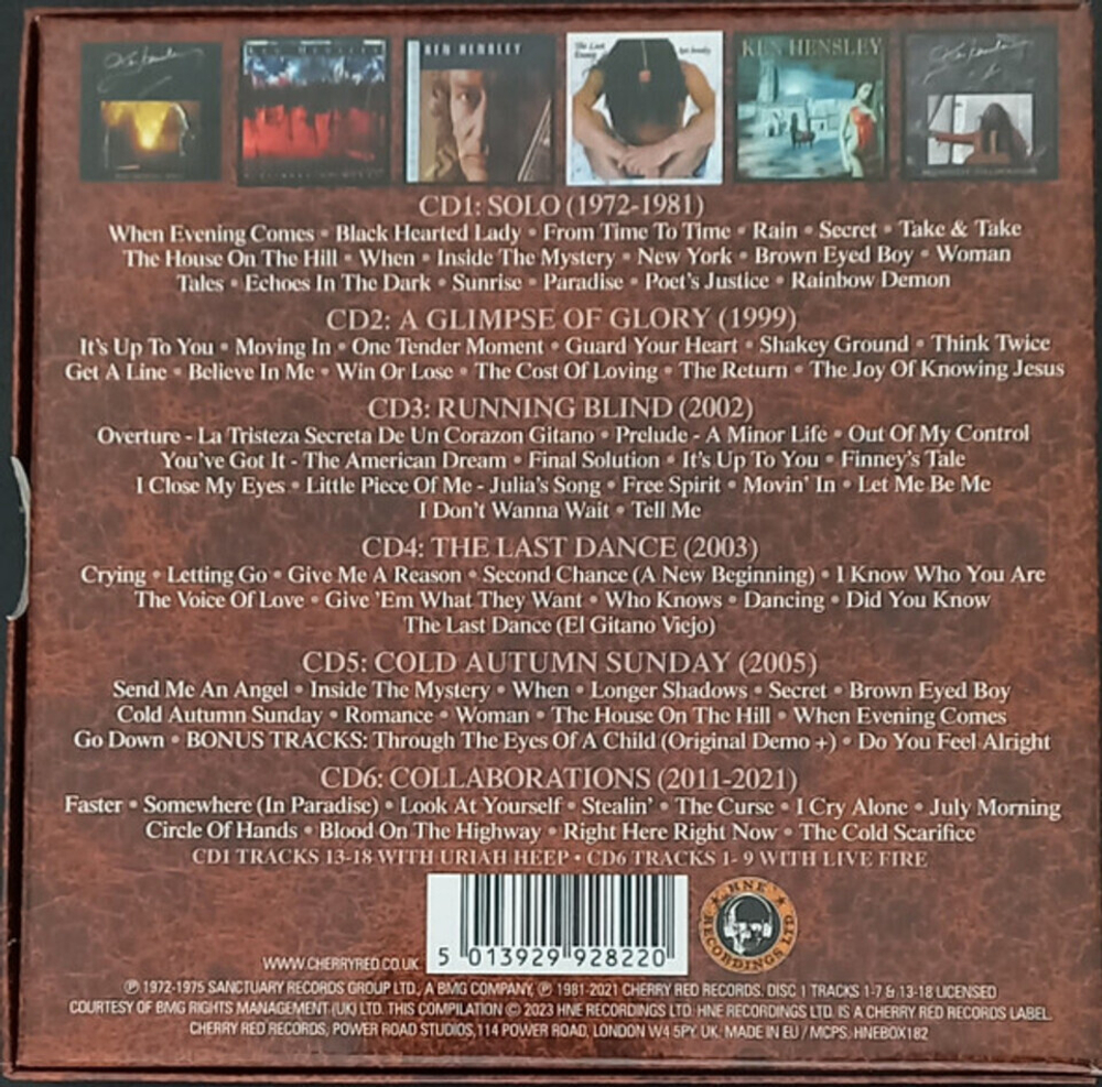 Ken Hensley / Past & Present (Songs In Time) 1972-2021 (6CD)