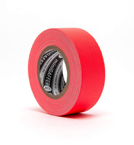 Профессиональный тейп 120mesh @trueGAFF 25мм/9м -  Ярко Розовый /на тканевой основе для киносъемок и сцен тип Gaffer Pro tape /