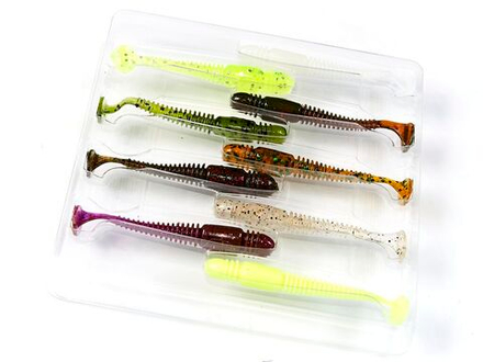 Виброхвосты съедобные LJ Pro Series TIOGA 2.4in (06.20)/MIX1 9шт.